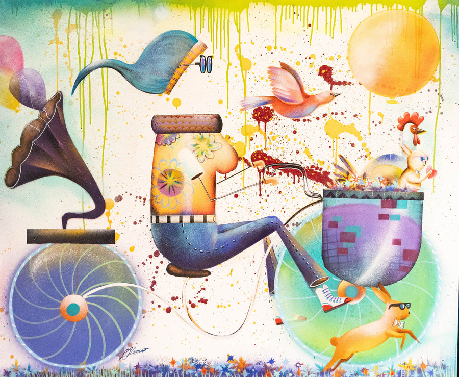 Alegria (Originale avec certificat) Réalisée en 2024