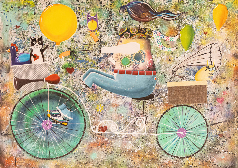 Music to Brighten Your Day (Impression sur toile d'art en édition limitée certifiée)