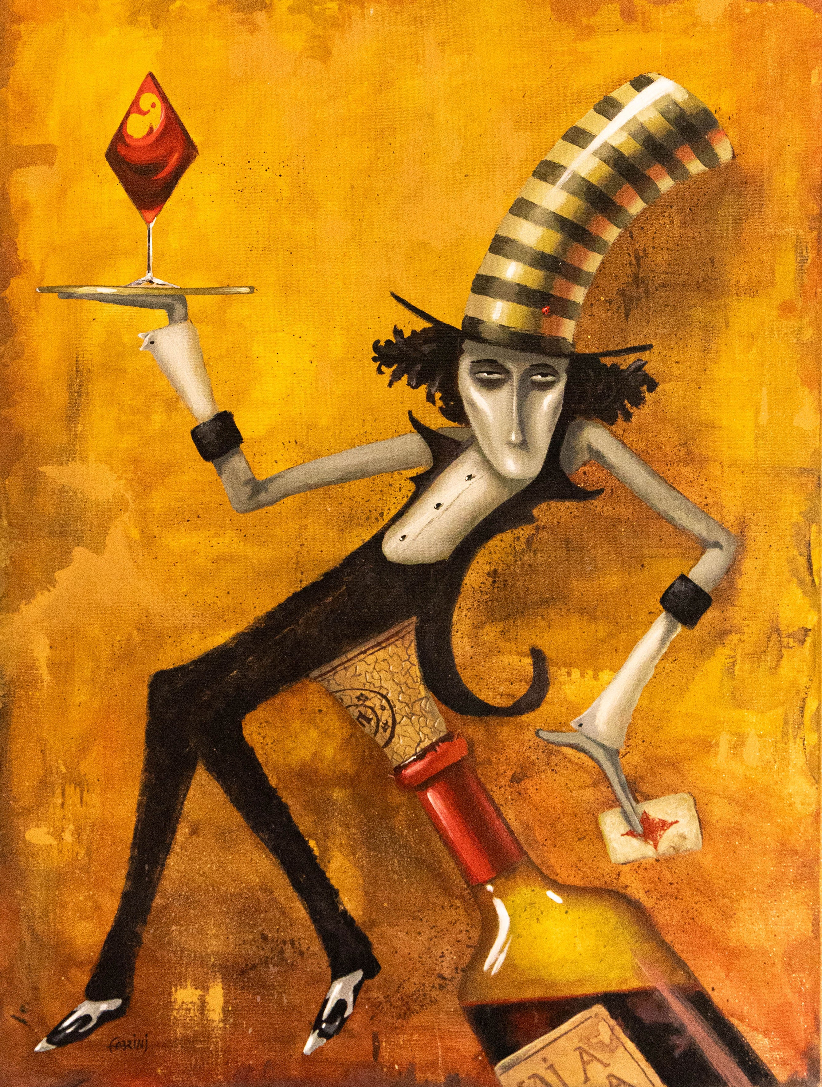 Jack of Diamonds (Originale avec certificat) Réalisée en 2023