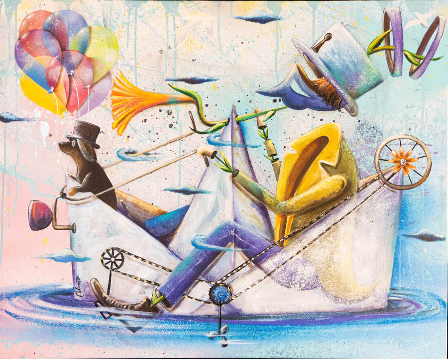 Fluid (Originale avec certificat) Réalisée en 2022